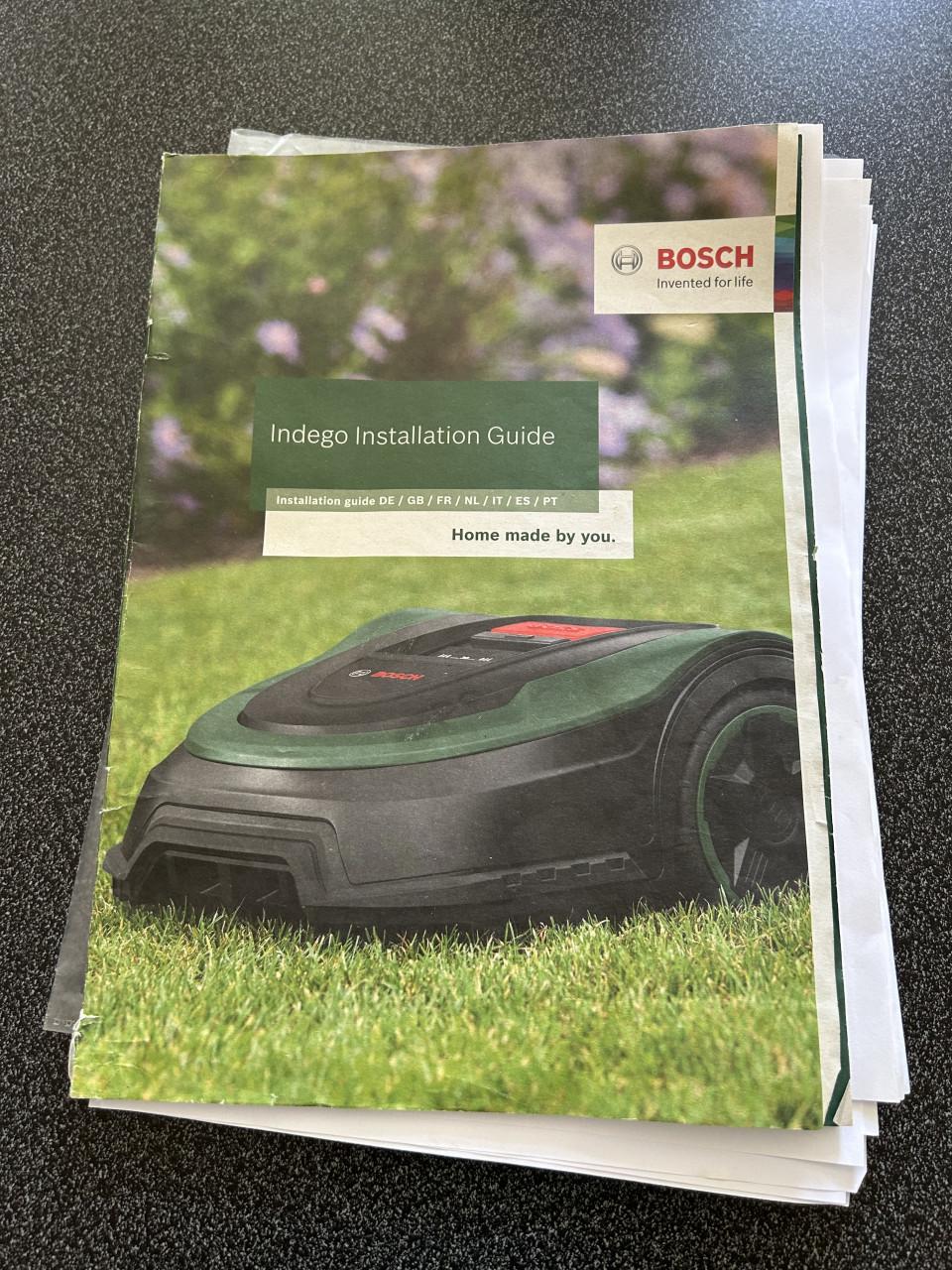 Bosch Indego  S+500  maai Robot werkt op een app uit je stoel te bedienen