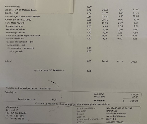 BMW R 1200 Rt beurt gehad, afgeprijsd