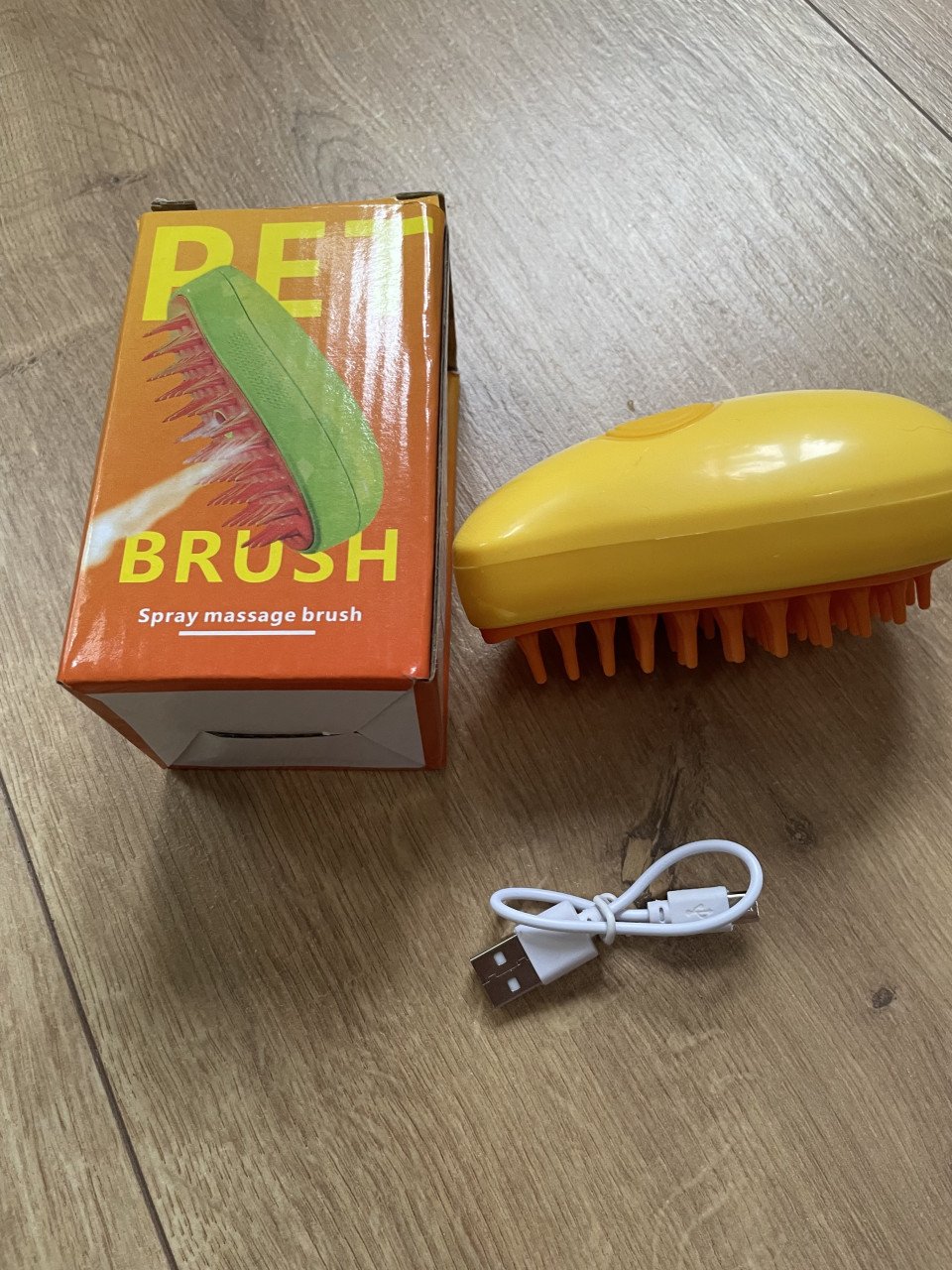 Nieuw pet brush met stoom