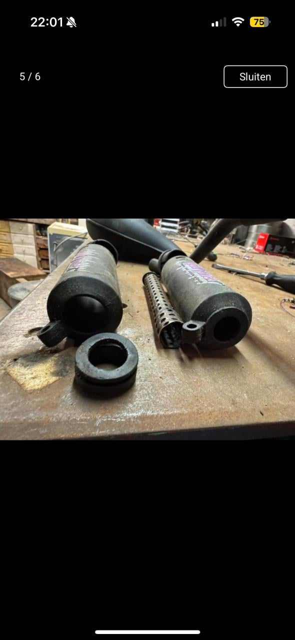 Dubbele polymer uitlaat voor citta