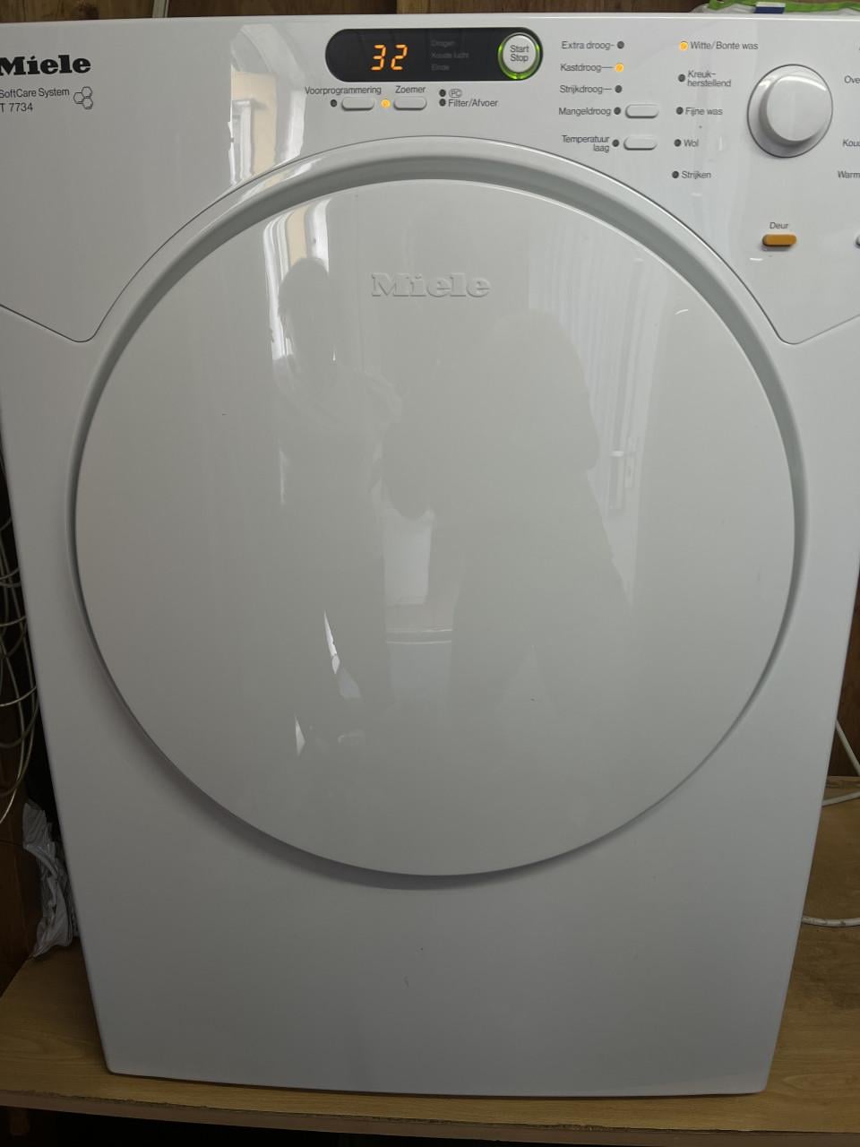 Wasdroger Miele T7734 Afvoerdroger 6 kg  Als nieuw