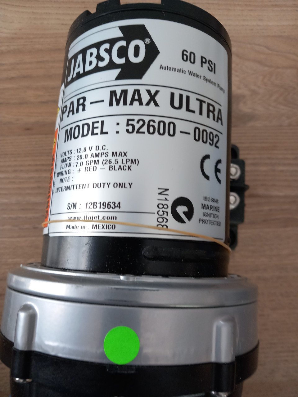 Te koop hoge druk Jabsco pomp nieuw