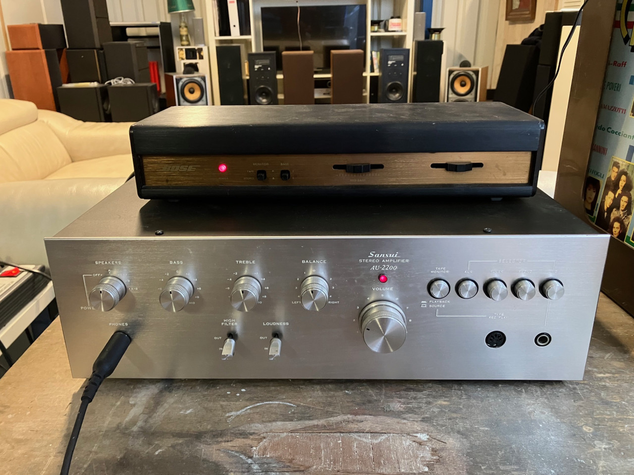 Bose 901 V6 laatste serie set inclusief stands en equalizer getest werkend