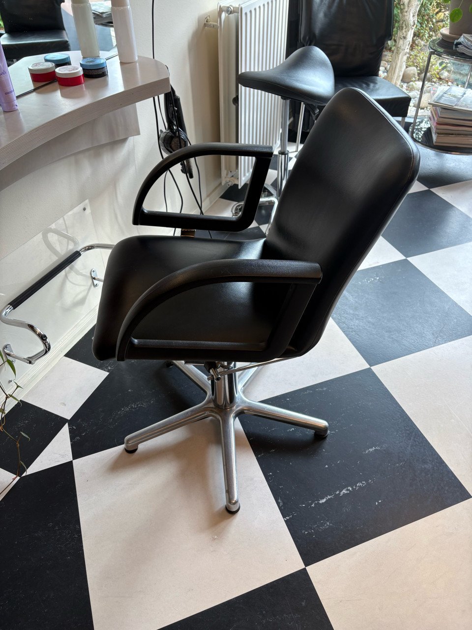 Kappersstoelen met pomp