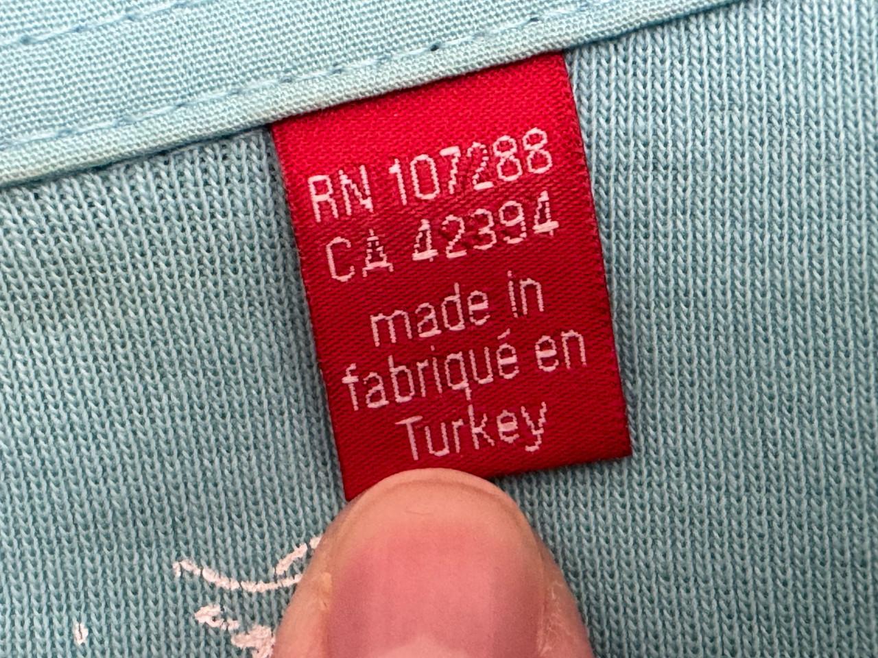 Lichtblauw shirt met korte mouwen van Esprit, maat XL