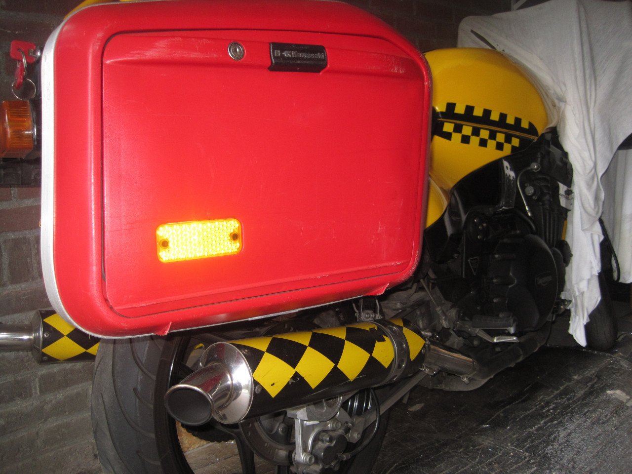 Motorkoffers Krauser rood