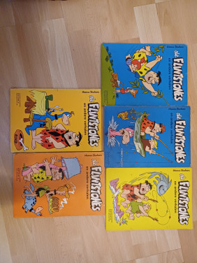 Oude Flintstones boekjes
