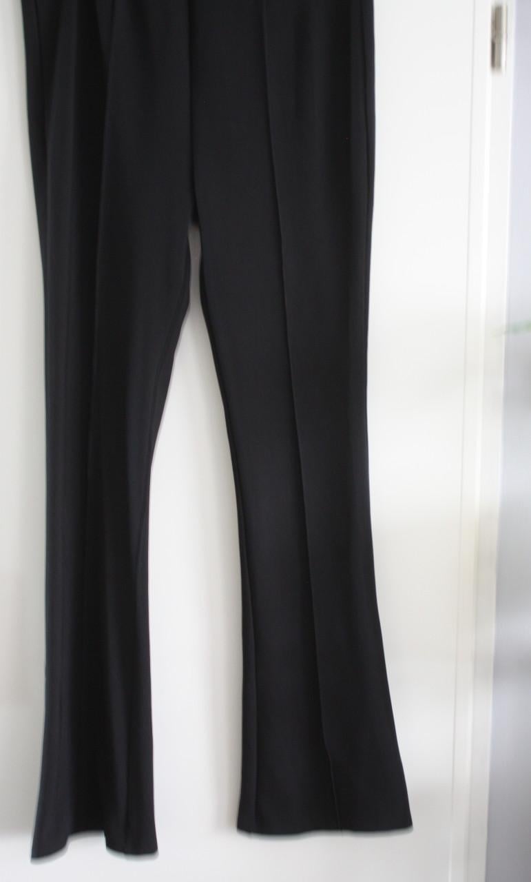 Zwarte broek met plooi maat l