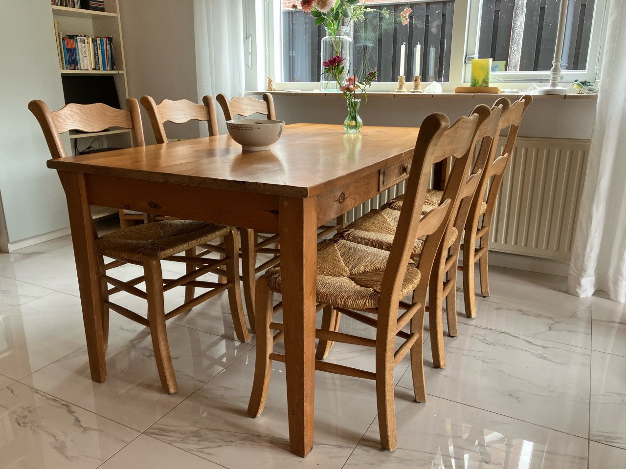 Grenen tafel 160x90