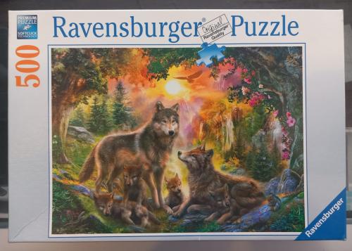 Puzzel Wolvenfamilie