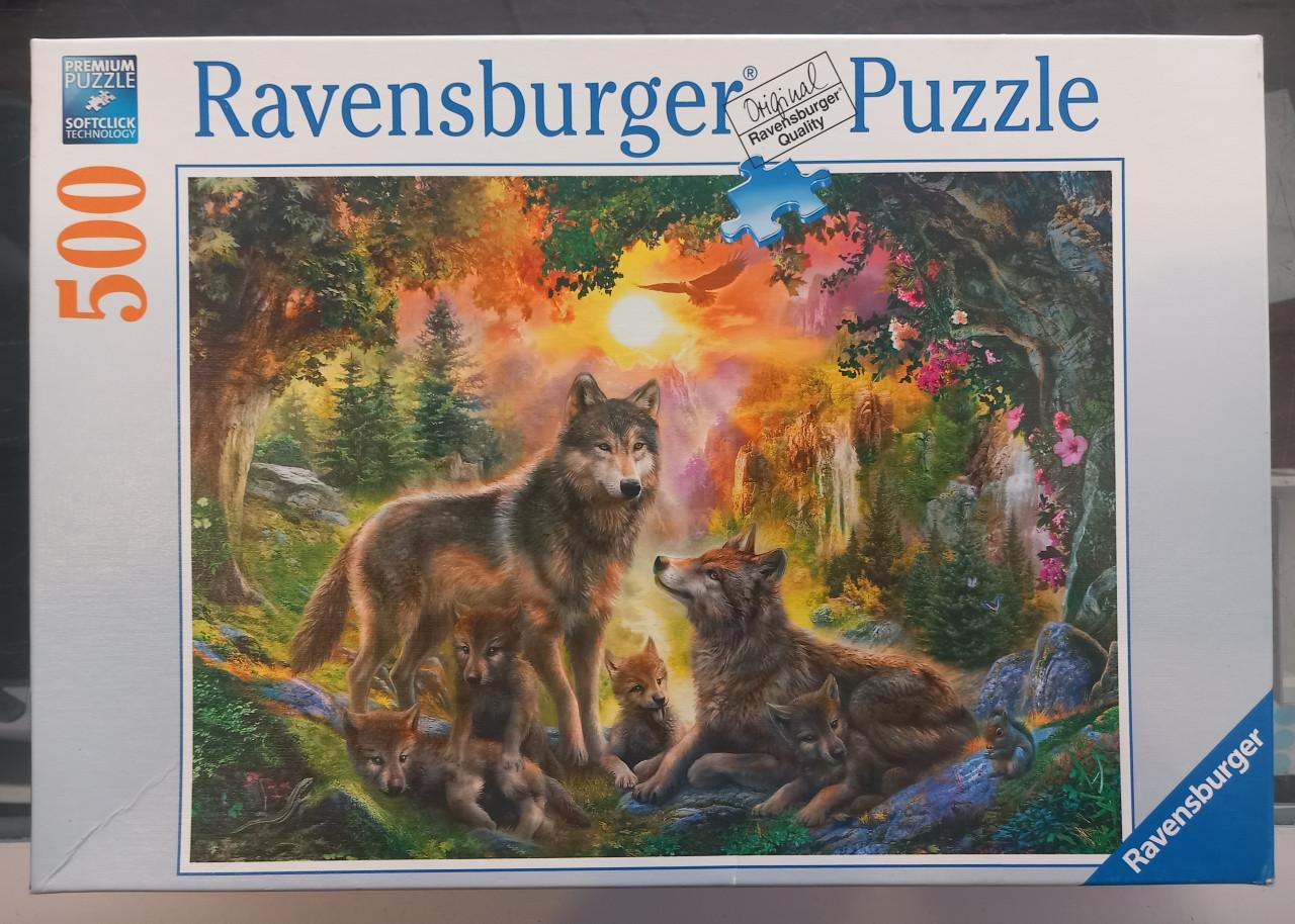 Puzzel Wolvenfamilie