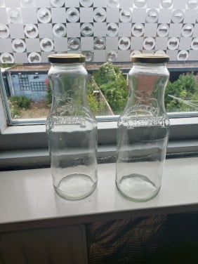 Glazen flessen, 30 stuks