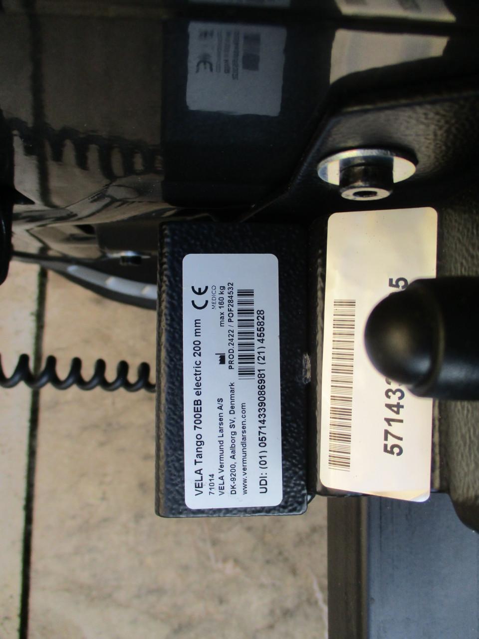 Zgan Vela Tango 700 EB trippelstoel met elektrisch hoog/laag bediening