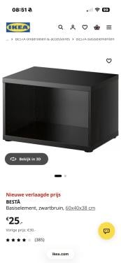 Besta basiselement 60x40x38