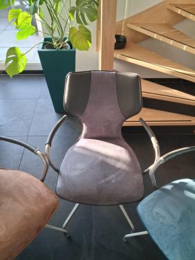 5 st. Xooon eetkamerstoelen in 3 verschillende kleuren