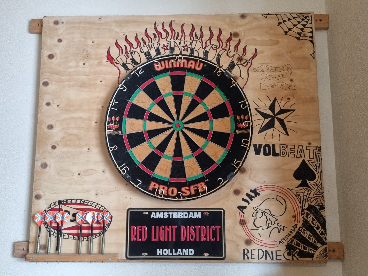 Dart bord met toebehoren