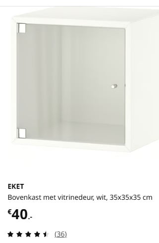 Ikea Eket decoratief blok/kastje