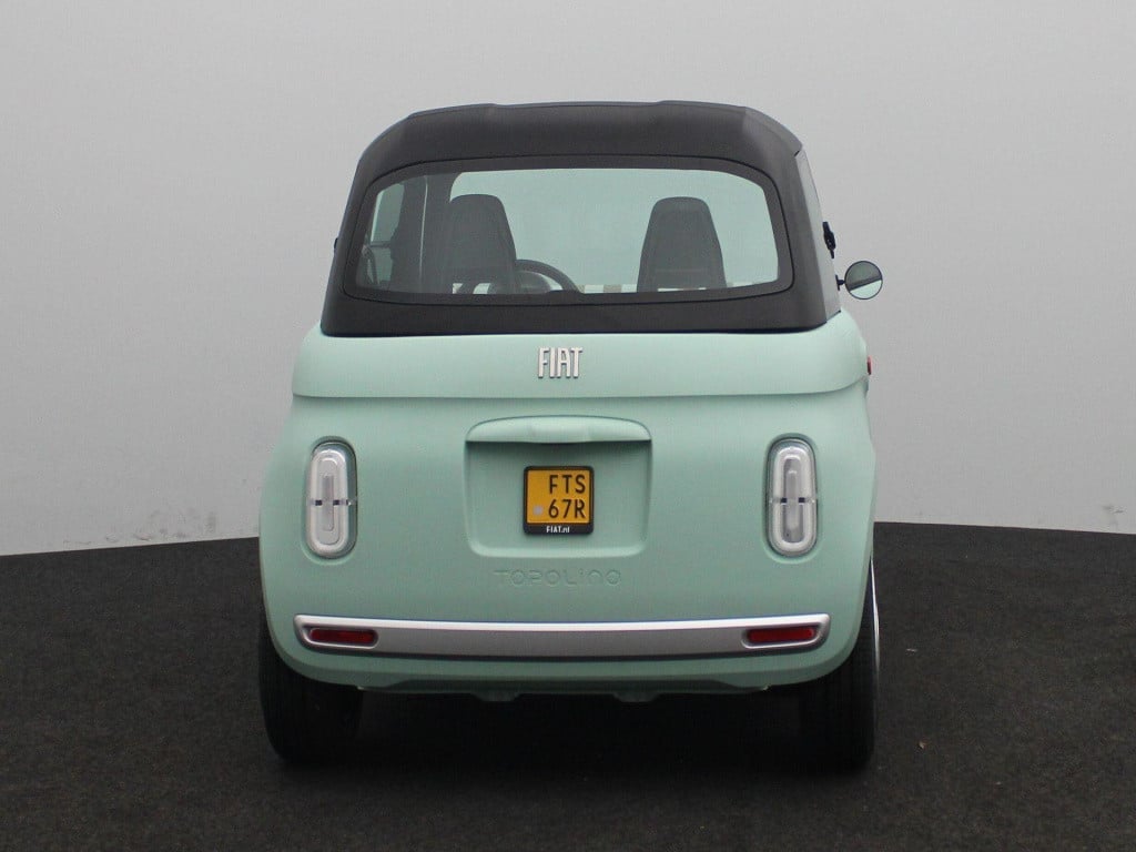 Fiat Topolino | led verlichting | panorama dak | smartphone houder | gratis