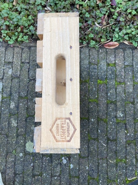 Westvleteren kratje exclusief flesjes
