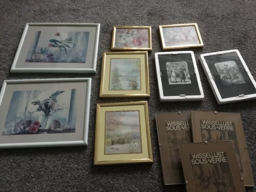 Diverse maten foto lijstjes