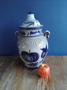 Vintage rumtopf pot / vaas / opbergpot 60's/70's