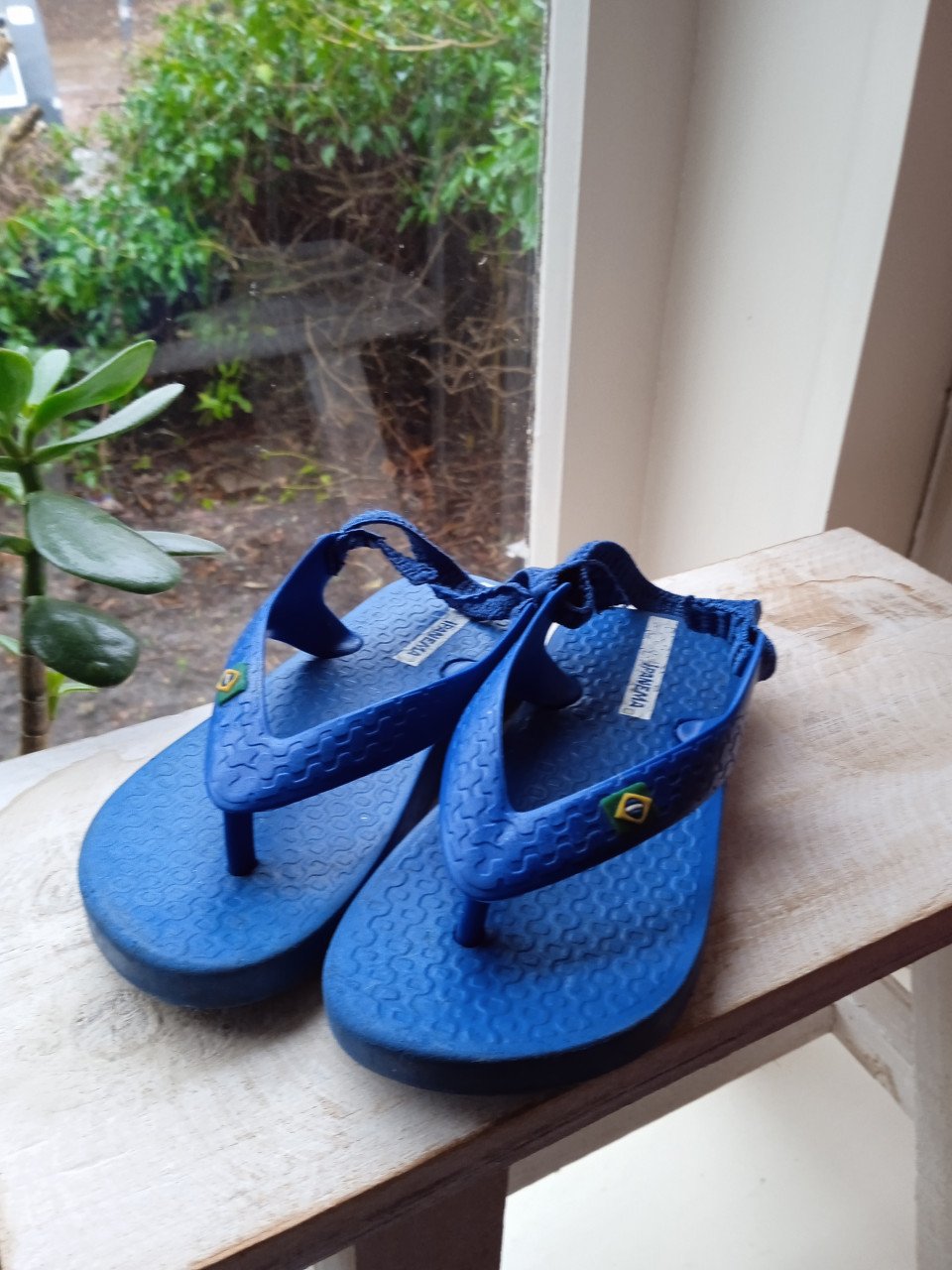 Ipanema slippers blauw ~ slippertjes kind maat 24 (EUR)