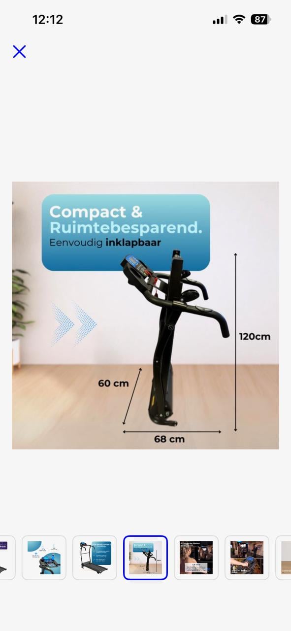 Loopband in nieuwstaat