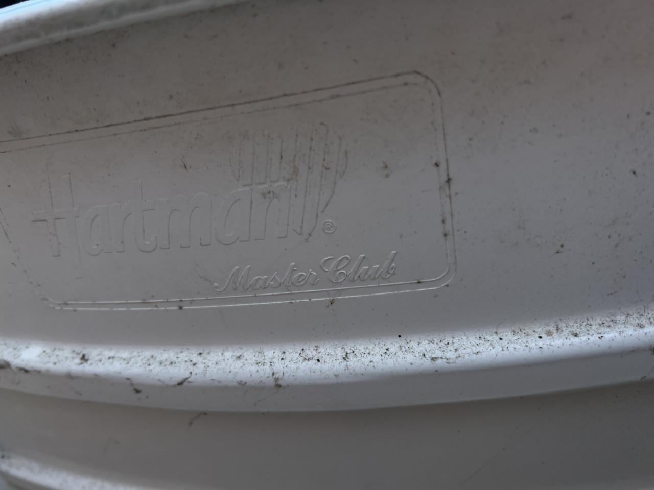 2 x Hartman Tuinstoelen met verstelbare leuning als nieuw.