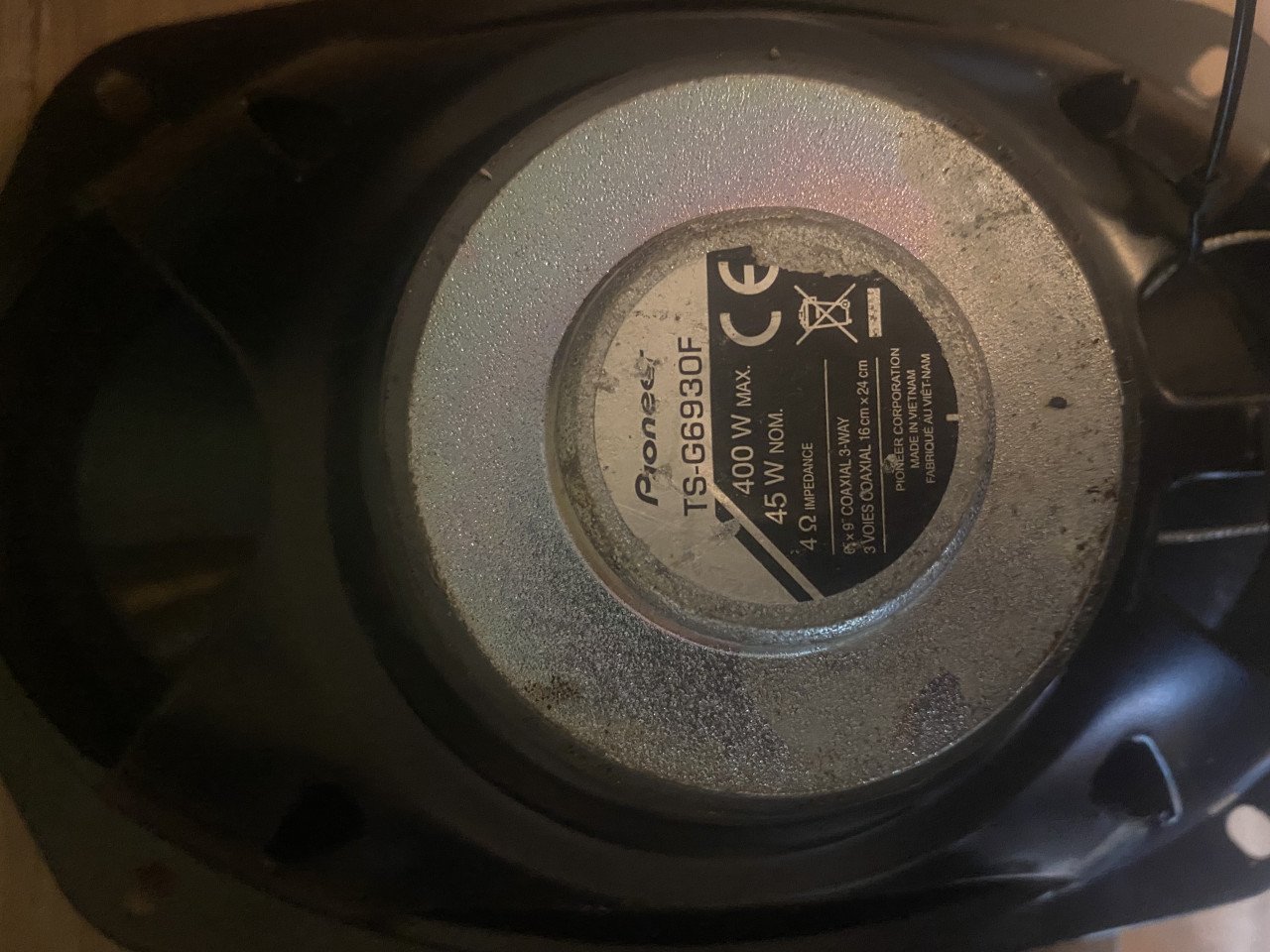 Pioneer auto speakers