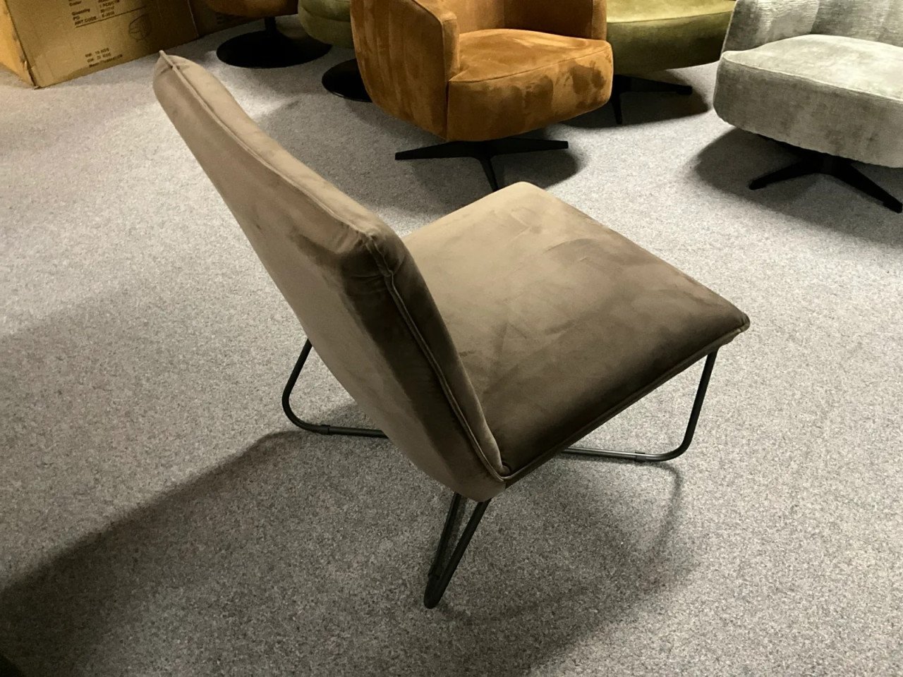 2 x stoffen fauteuil Nieuw in verpakking