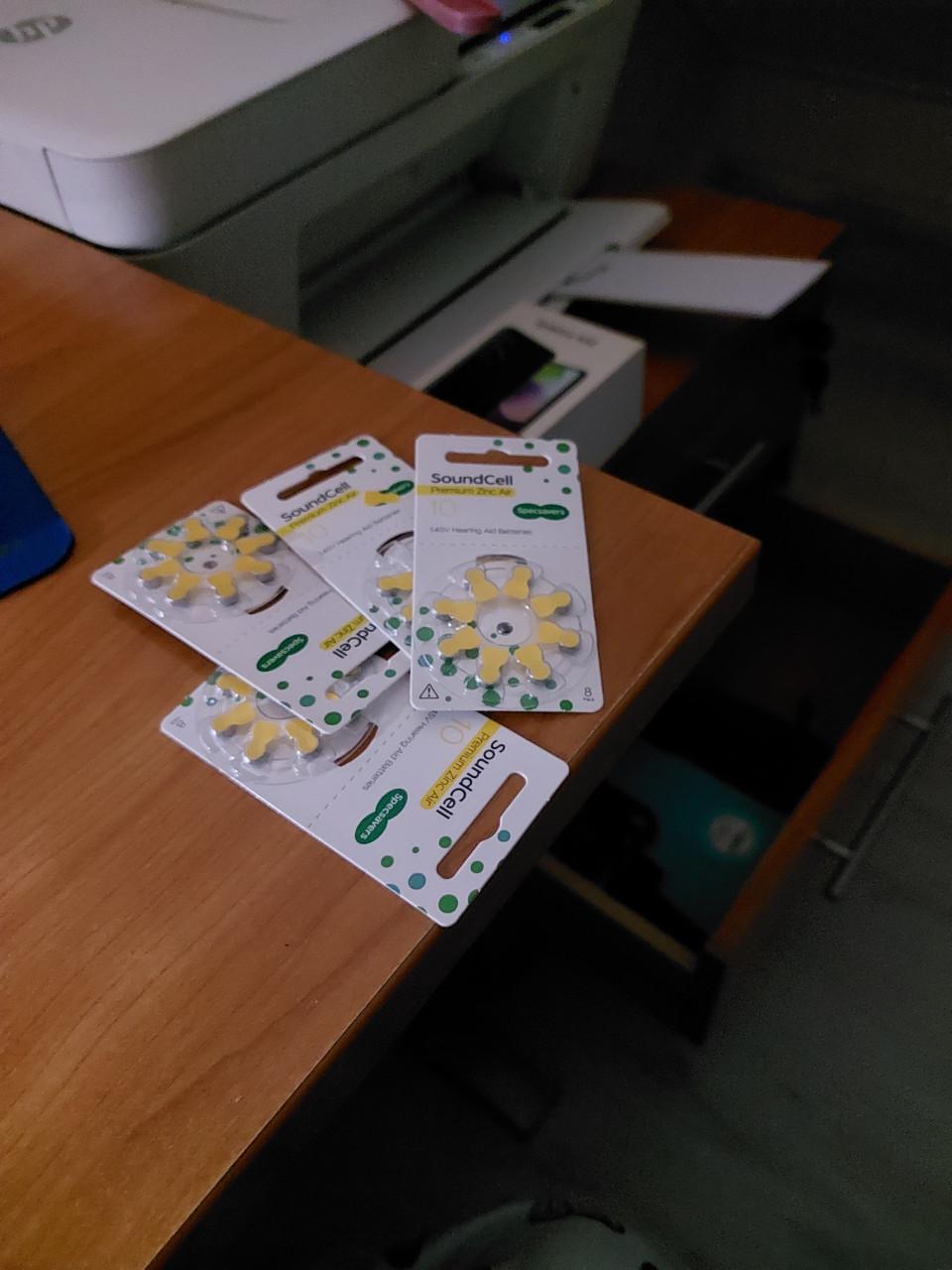 Batterijen voor gehoor apperraat