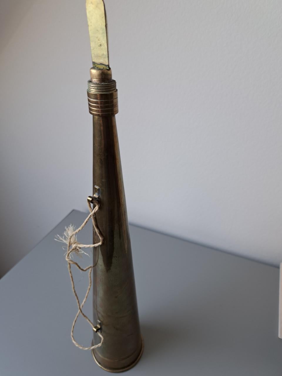 Signaalhoorn voor scheepvaart of jacht, 36 cm.