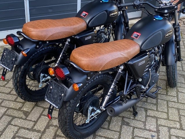 Schitterende nieuwe hanway raw 50 caferacers in div kleuren zundapp mdl