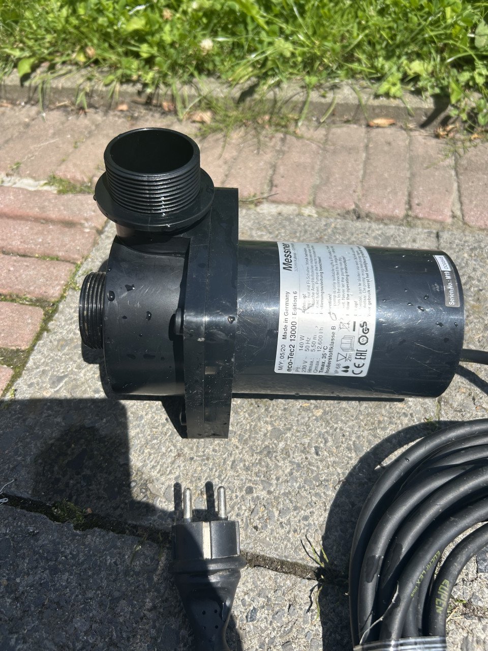 Te koop Messner eco TEC 2 13000 : edition 6 sterke en zuinige pomp