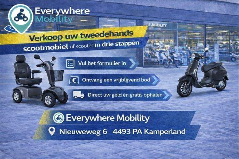 Scooter verkopen? Zo geregeld!  in 3 stappen