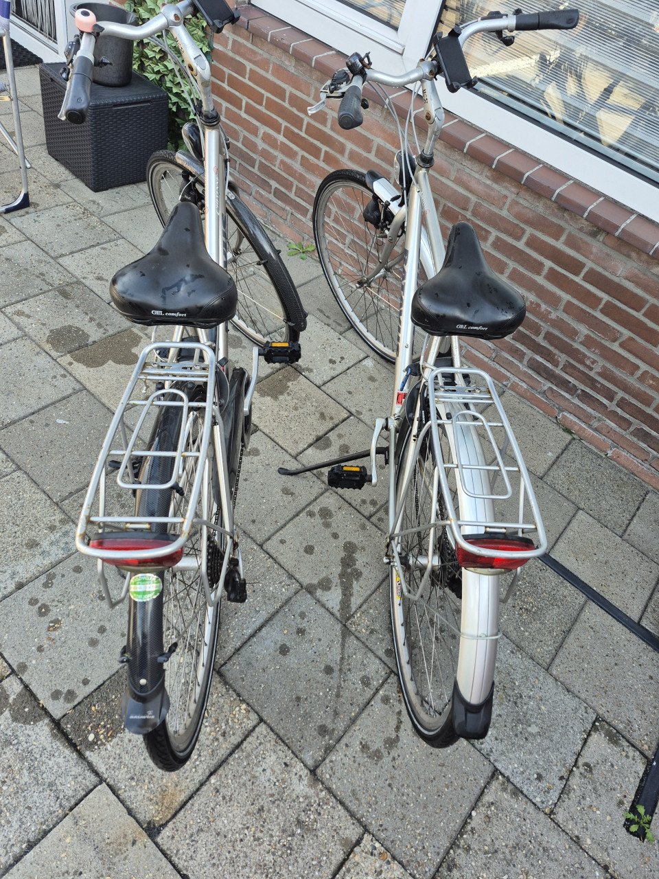 Dames en heren fiets