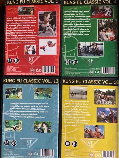 DVD's o.a. KUNG FU Classics En van 'The Master' AKIRA KUROSAWA