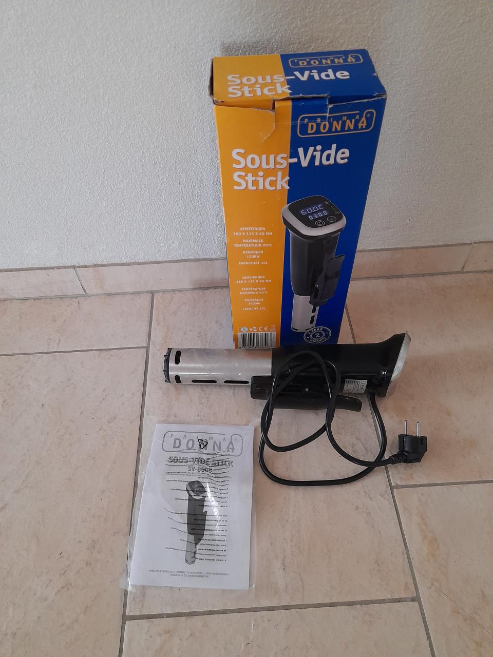 Donna dompelaar Saus-vide stick, 1200 watt (max 90 graden)"