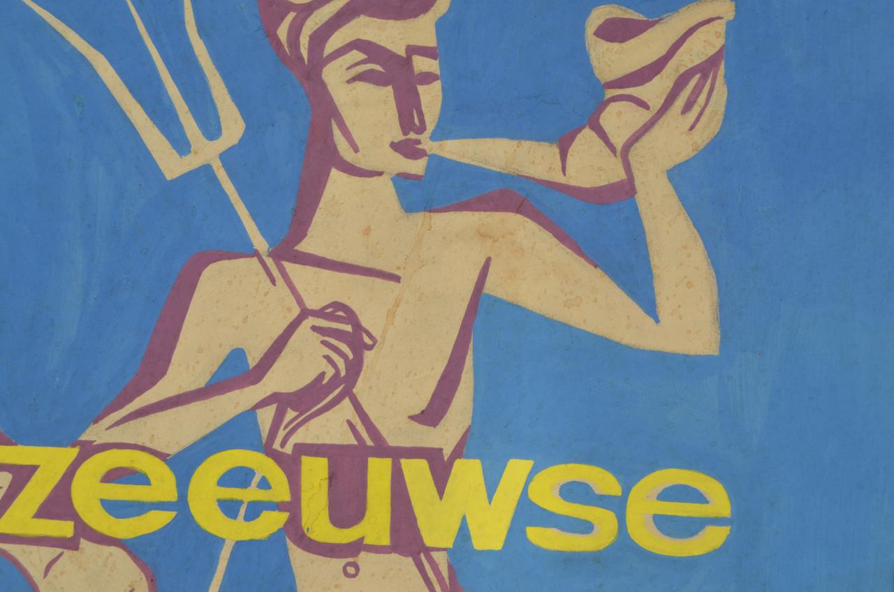 2 Fraaie ontwerpen kunstexpo Hans Heeren Zeeuws kunstenaar, uniek!