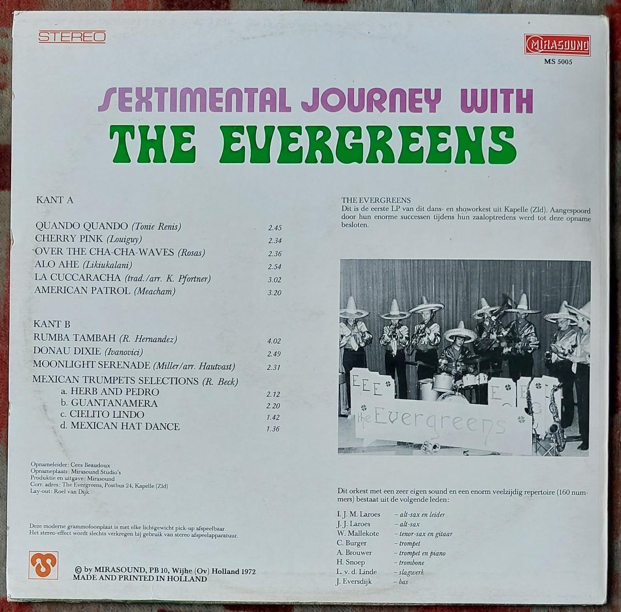 Zeer Zeldzaam - The Evergreens - uit Kapelle