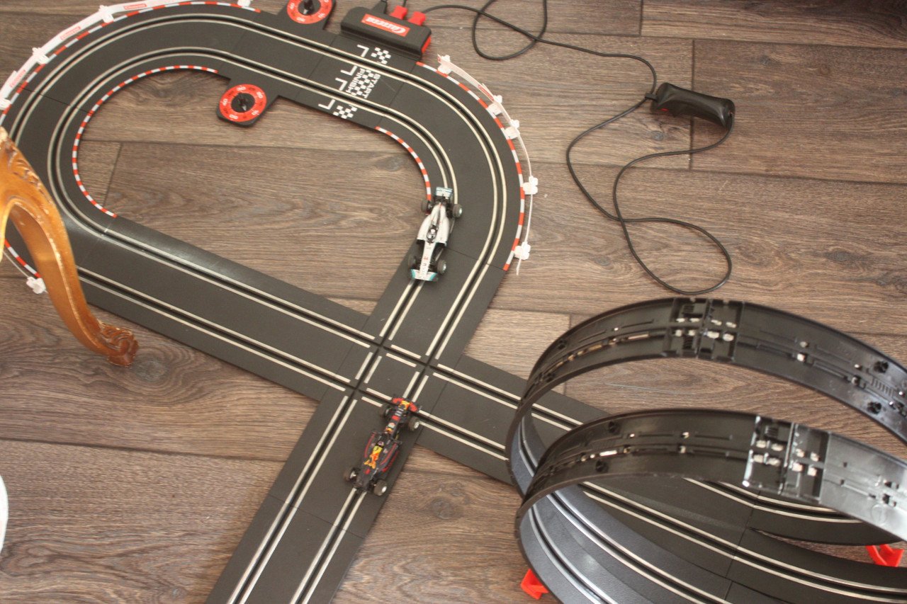 Carrera racebaan-incompleet