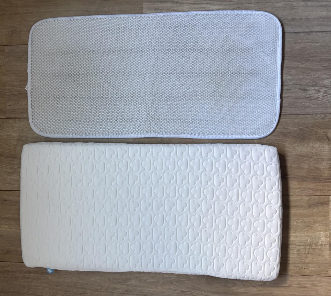 Kidsmill Noa Wieg Mat Zwart Met Aerosleep Matras Evolution Pack 40 x 80 cm