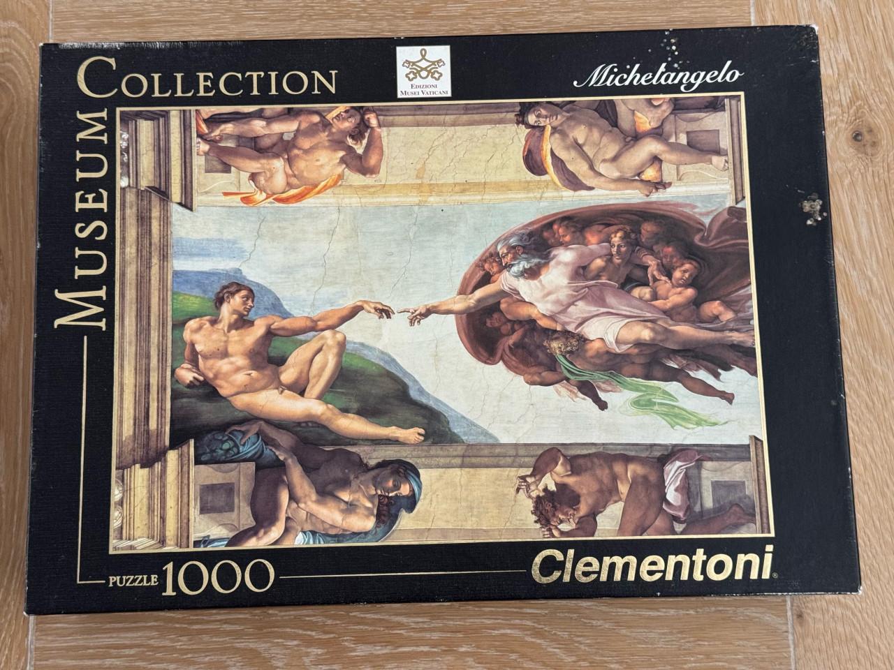 Clementoni puzzel, Michelangelo van de Museum Collection (1000 stukjes)