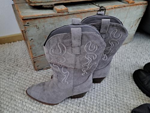 Grijze cowboylaarzen maat 38