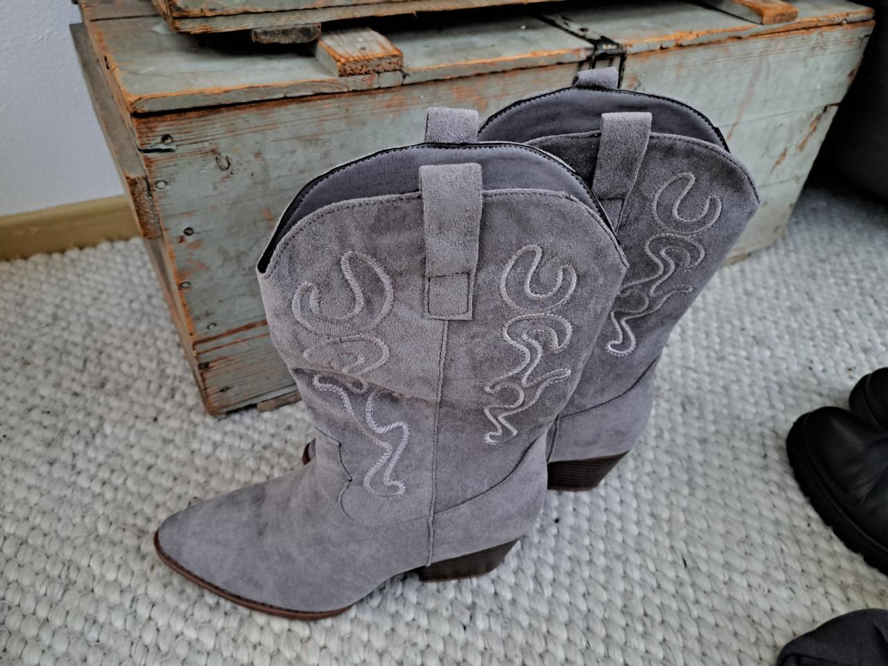 Grijze cowboylaarzen maat 38