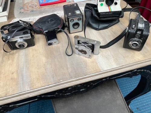 Klassieke lot foto en camera toestellen