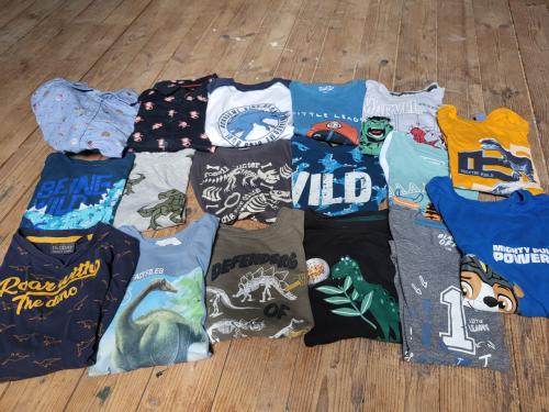 Jongensshirts lange mouwen 116.