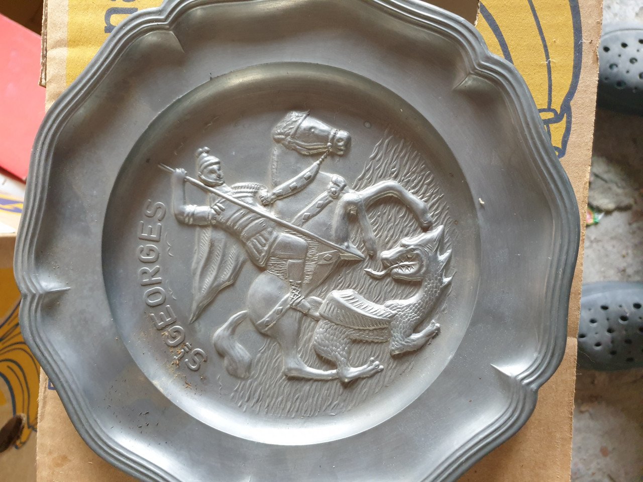 Te koop tinnen bord