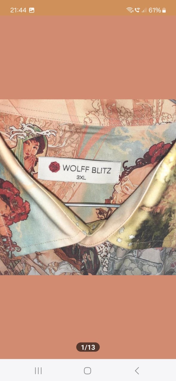 Wollf blitz overhemd.