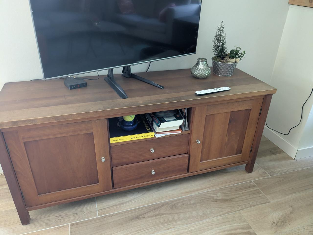 Kersen houten Tv meubel en salontafel